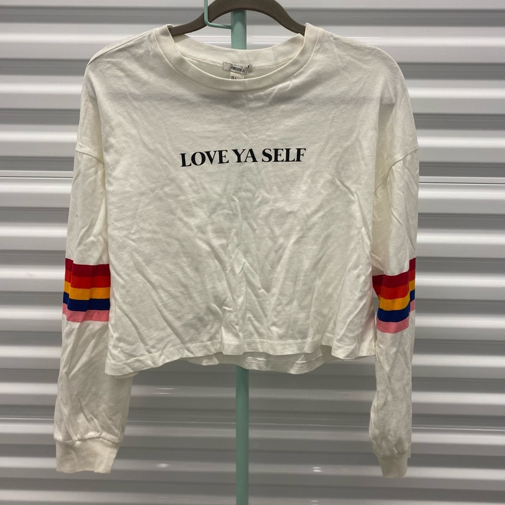 Forever21 Crop-Top Sweatshirt